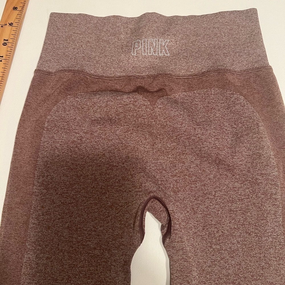 NWOT‎ Pink Active Womens High-Waisted Seamless Leggings Brown 🔥🔥 (C3) - Picture 4 of 5